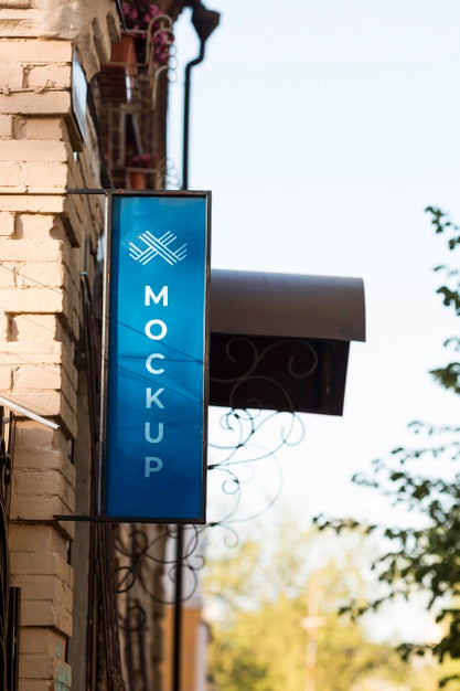 Sign Mock-Up For Street Business Psd