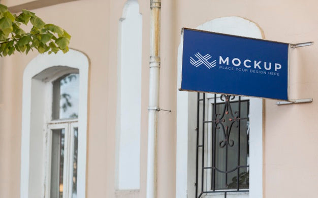 Sign Mock-Up For Street Business Psd