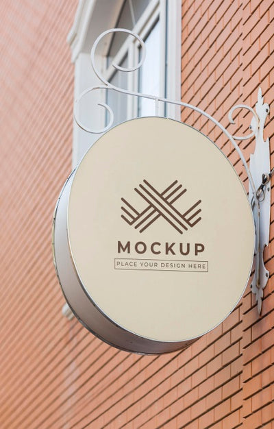 Sign Mock-Up For Street Business Psd