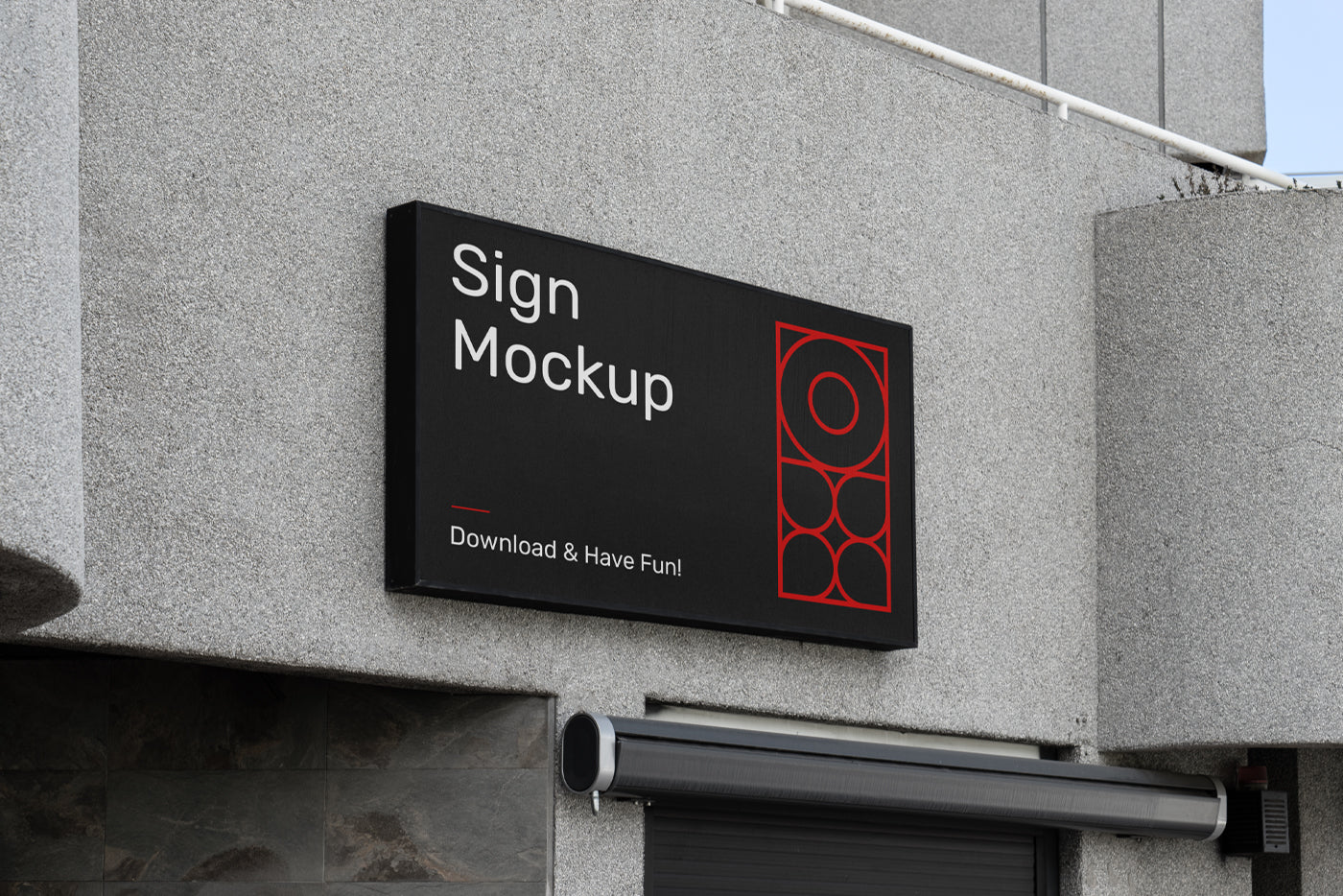 Sign On Building Vol.1 Mockup