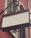 Signboard Venecia Mockup