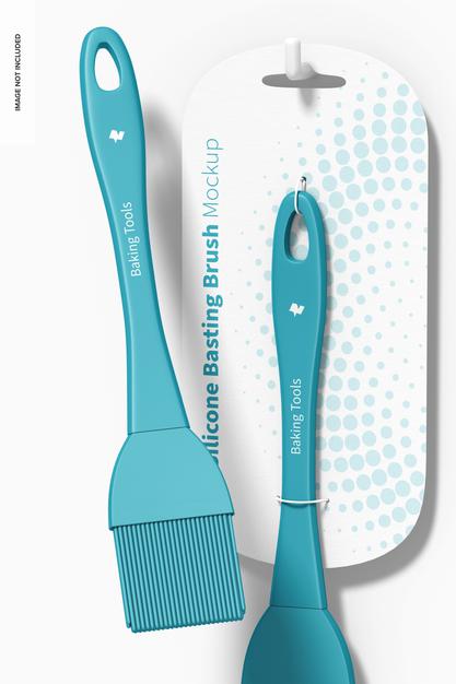 Silicone Basting Brushes Mockup Psd