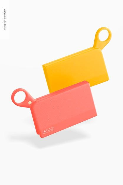 Silicone Mask Case Mockup, Floating Psd