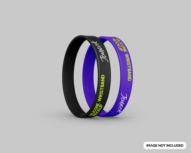 Silicone Wristband Mockup Psd