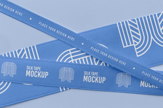 Silk Tape Design Mockup Psd