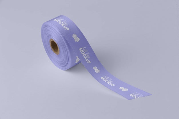 Silk Tape Design Mockup Psd