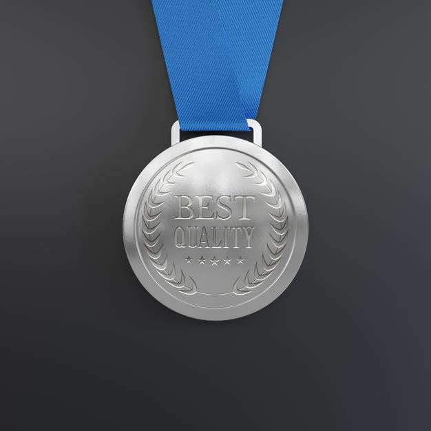 Silver Medal Mockup Psd
