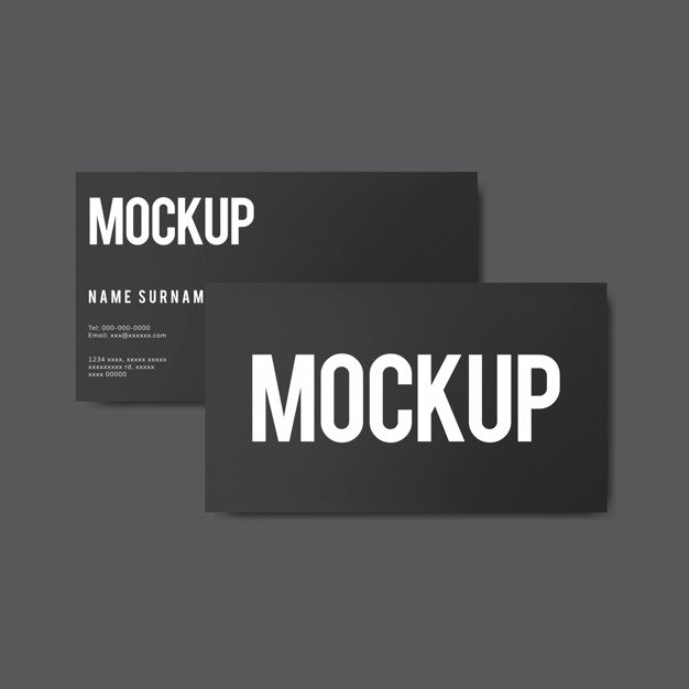 Simple Business Card Design Mockup Psd
