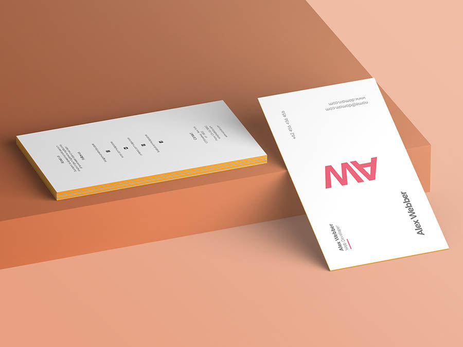 Simple Business Card Mockup