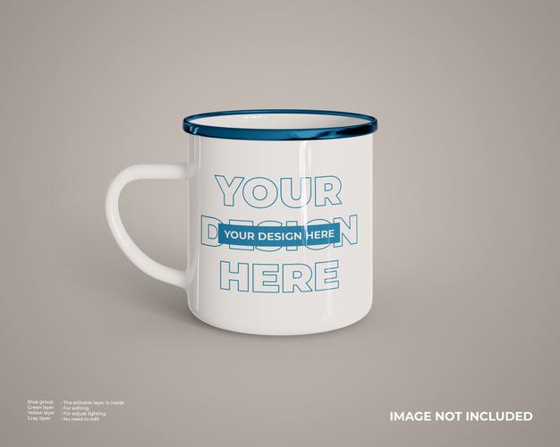 Simple Camp Mug Mockup Psd