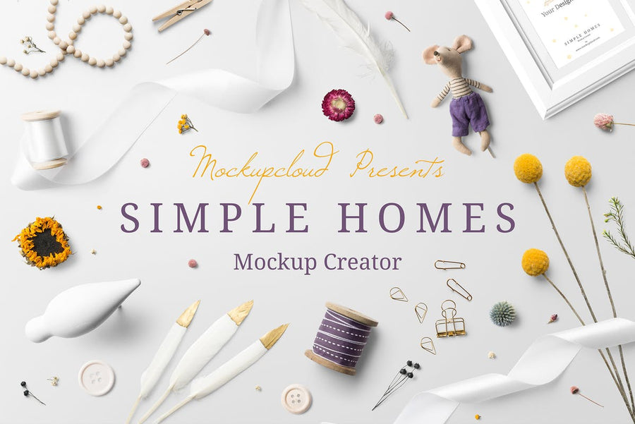 Simple Homes Mockup Scenes