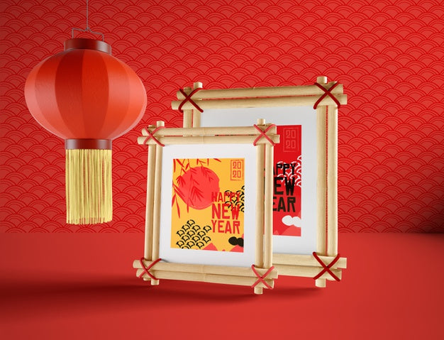 Simple Illustration For Chinese New Year Psd