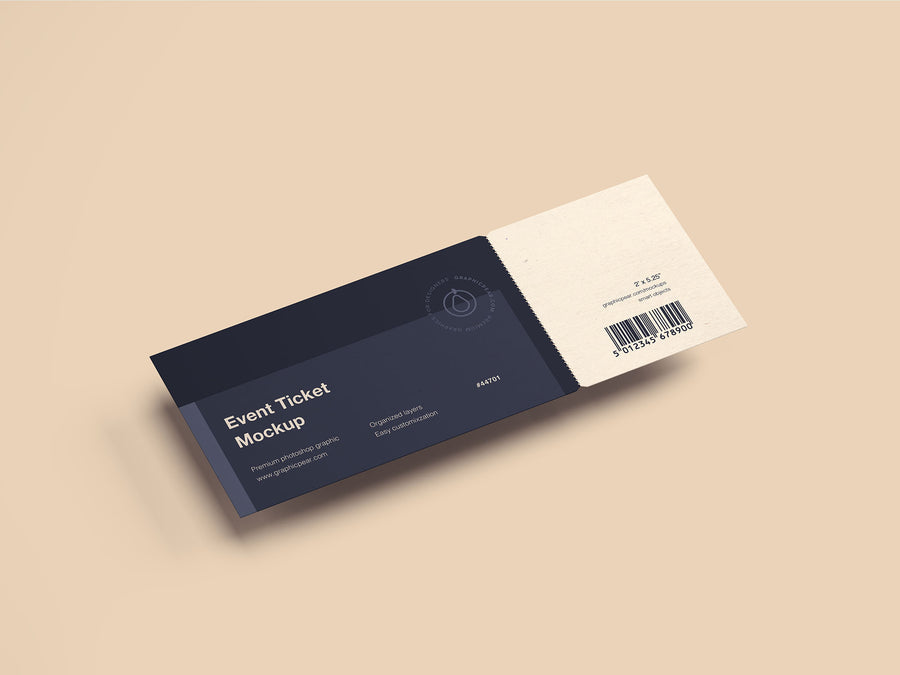 Simple Ticket Mockup