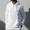Simple White Hoodie Mockup Psd Comfortably Sporty Menswear Psd