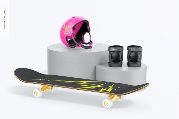 Skate Scene Mockup Psd