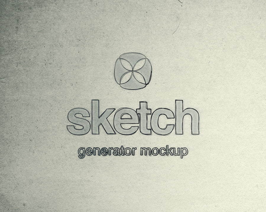 Sketch Generator Photoshop Mockup