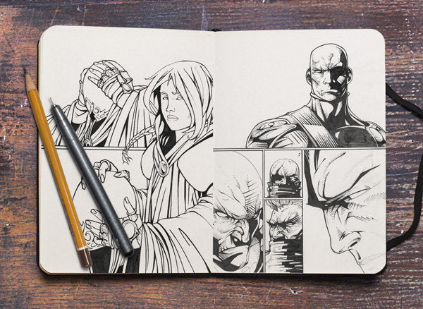 Sketchbook Mockup Psd