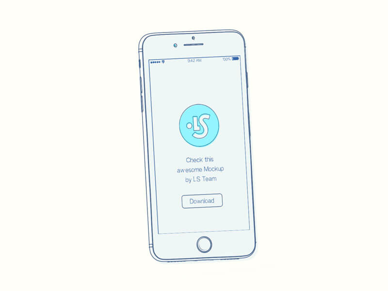 Sketchy Animated Iphone Mockup