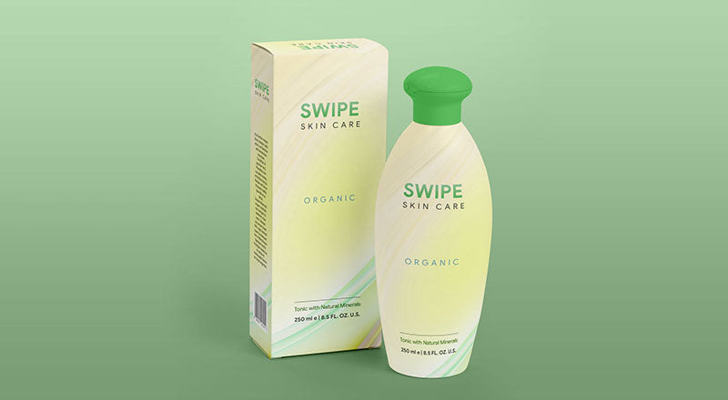 Skin Care Cosmetic Bottle & Packaging Mockup Psd