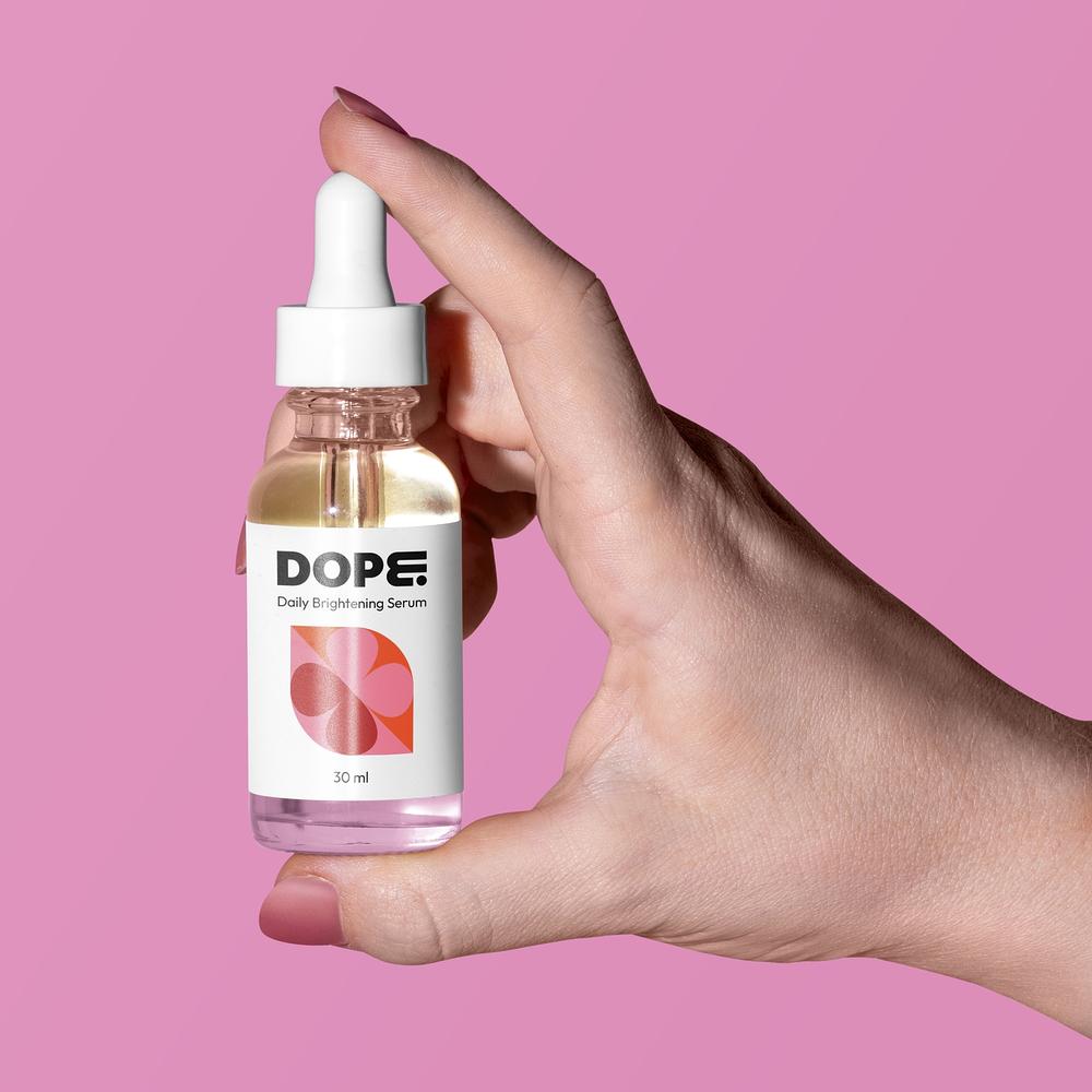 Skincare Dropper Bottle Label Mockup Psd