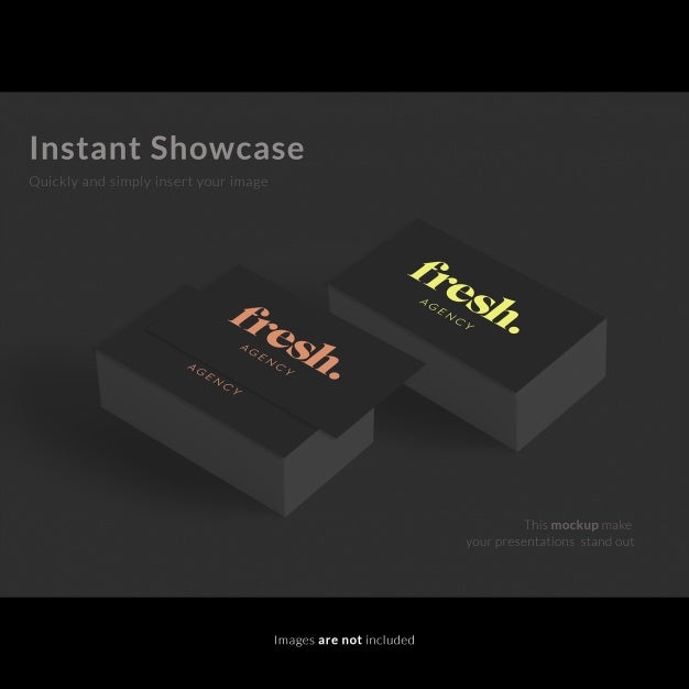 Slacked Business Card Mock Up Psd