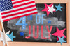Slate Mockup For Usa Independence Day Psd