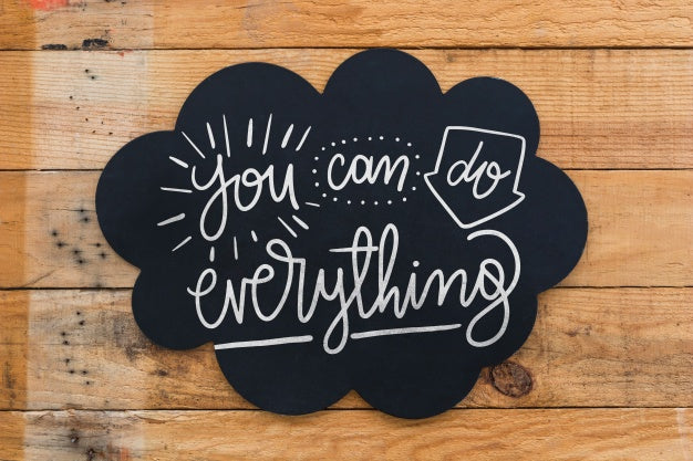 Slate Mockup On Wooden Background Psd