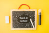 Slate Mockup With Back To School Concept Psd