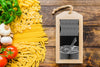 Slate Mockup With Delicious Pasta Concept Psd