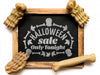 Slate Mockup With Halloween Concept Psd