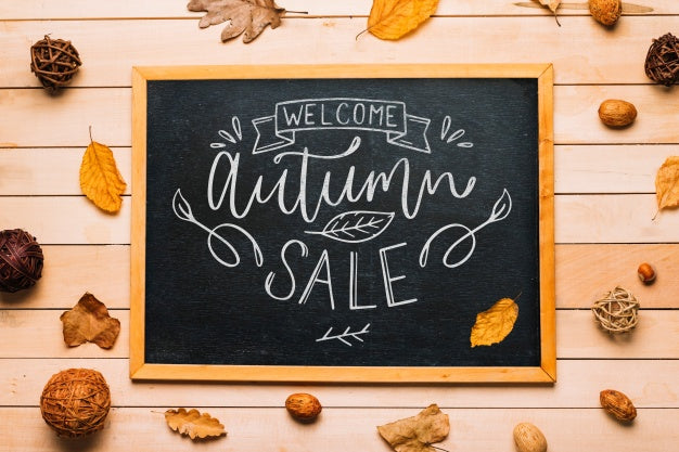 Slate Mockup With Halloween Concept Psd