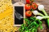 Slate Mockup With Healthy Pasta Concept Psd
