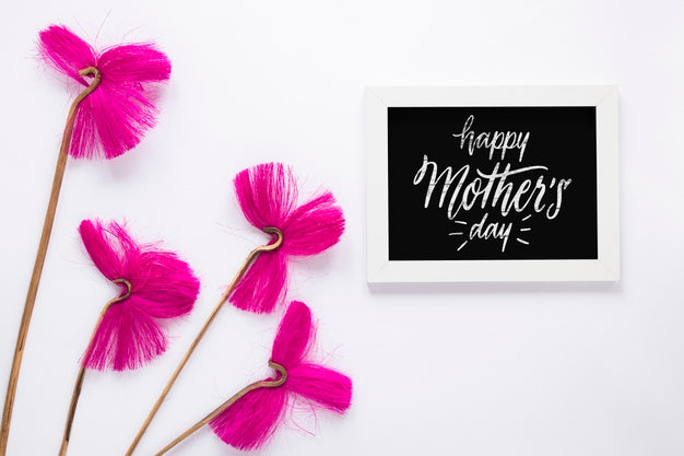 Slate Mockup With Mothers Day Concept Psd