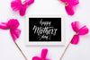 Slate Mockup With Mothers Day Concept Psd