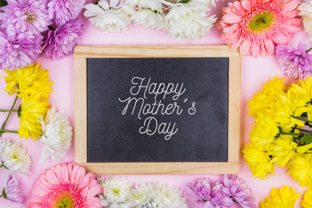 Slate Mockup With Mothers Day Concept Psd