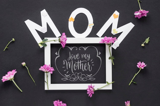 Slate Mockup With Mothers Day Concept Psd
