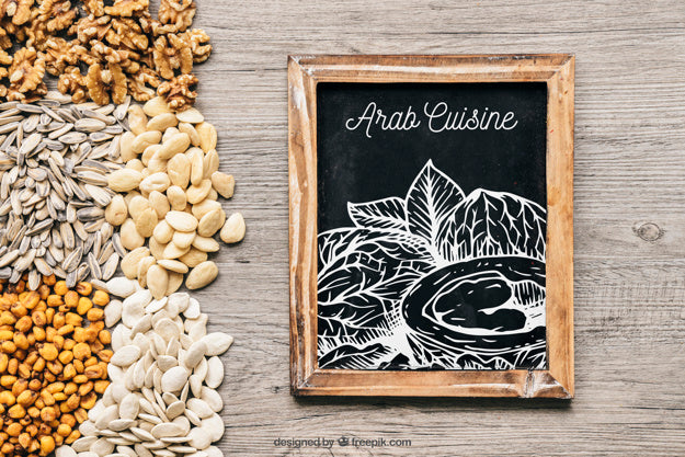 Slate Mockup With Nuts Psd