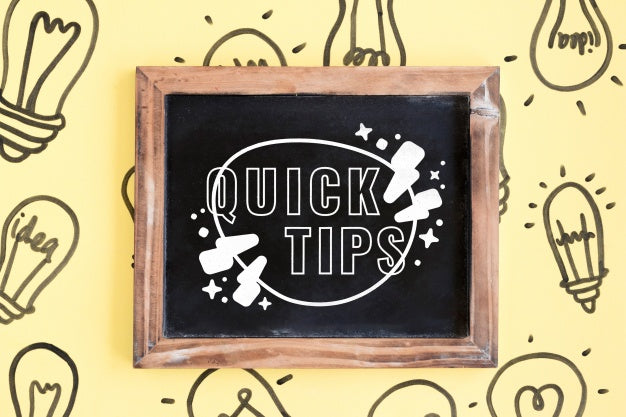 Slate Mockup With Tips Concept Psd