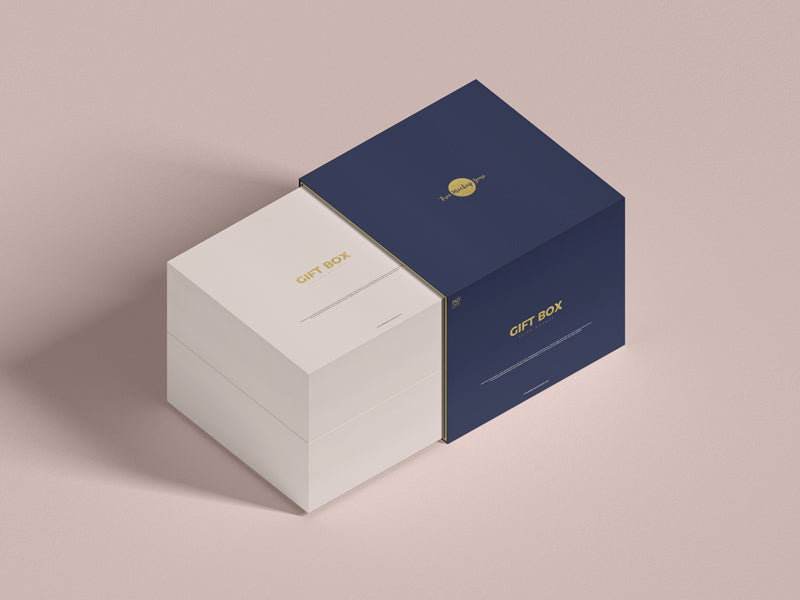 Slide Gift Box Mockup