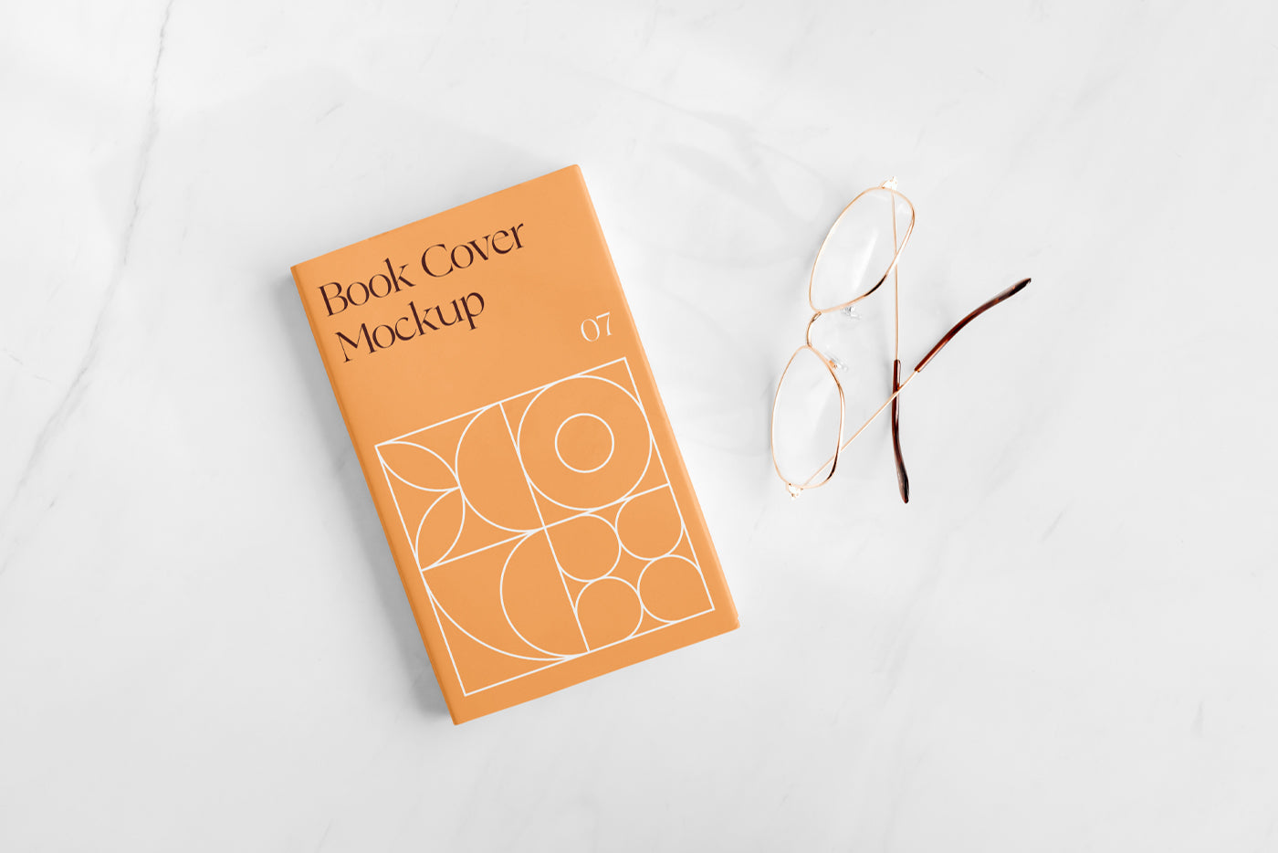 Small Book Cover Mockup