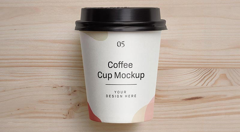Small Coffee Cup Mockup Psd
