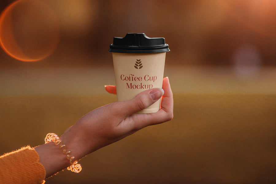 Small Coffee Cup Psd Mockup