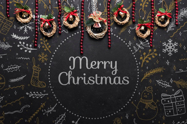 Small Coronets Prepared For Christmas Psd