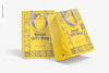 Small Gift Bags With Ribbon Handle Mockup Psd
