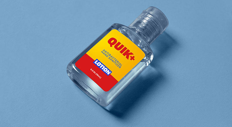 Small Hand Sanitizer Bottle Mockup Psd