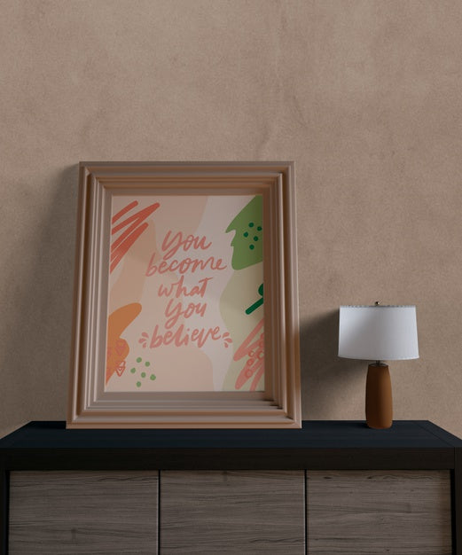 Small Minimalist Frame Mock-Up Psd