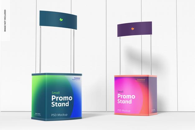Small Promo Stands Mockup Psd