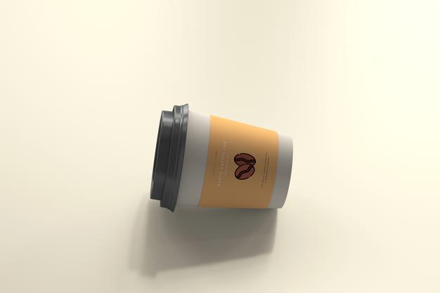 Small Size Paper Coffee Cup Mockup Psd