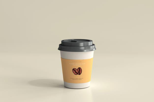 Small Size Paper Coffee Cup Mockup Psd