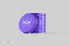 Small Tin Jar Packaging Mockup Psd
